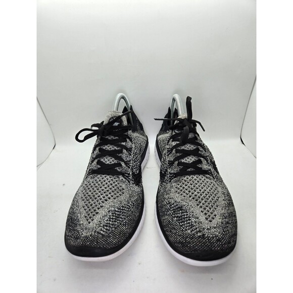 Nike Free RN Flyknit 2018 Oreo Shoes Mens 7 Black Road Running Athletic Sneakers main image 6